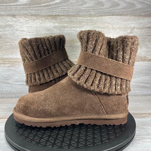UGG Australia Women’s Cambridge 1006013 Chocolate Suede Boots Size 6 - Picture 7 of 9